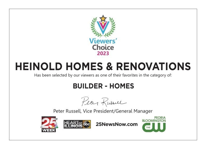 Heinold Homes and Renovations-VC Plaque 2023 2